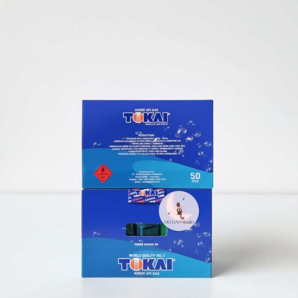 1 Dus ( 50 Pcs ) Mancis Gas Tokai Korek Api Gas