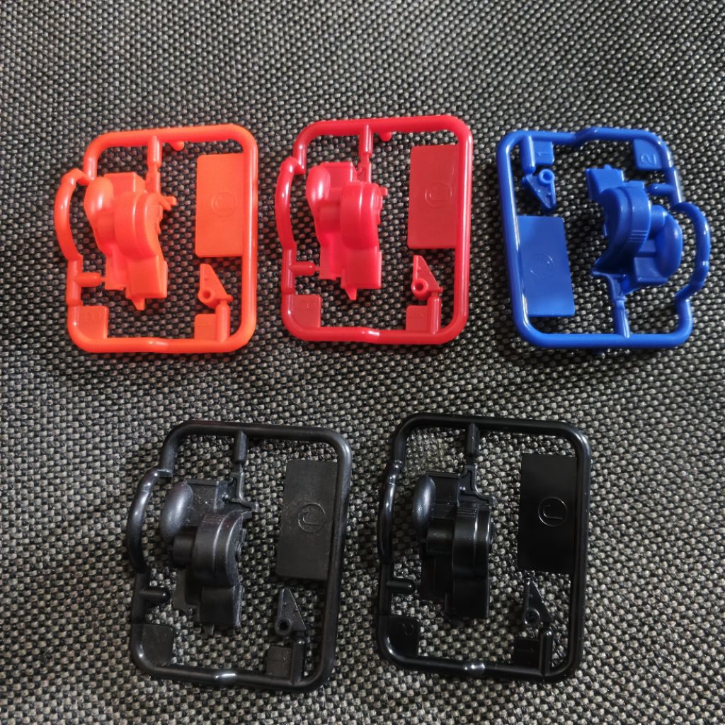 tamiya easy lock super 2 orange fluorescent / easy lock carbon super 2