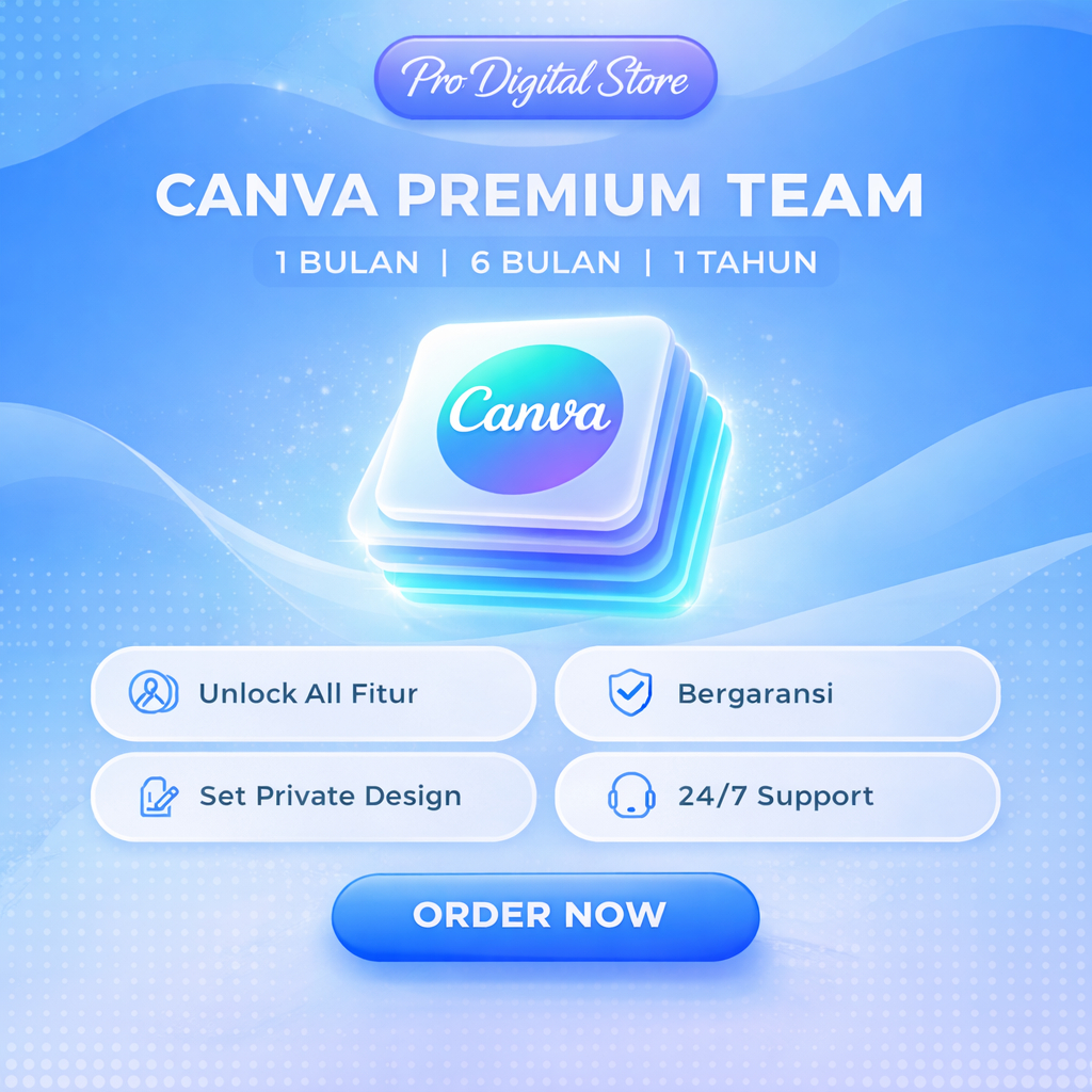 Canva Pro Digital – 10.000+ Fullpack Template Canva Pro Siap Pakai | Canva Premium