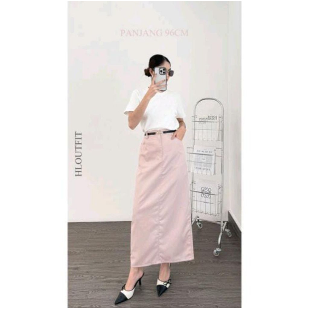 HL Hana korean Midi SkirtY2K/NEW