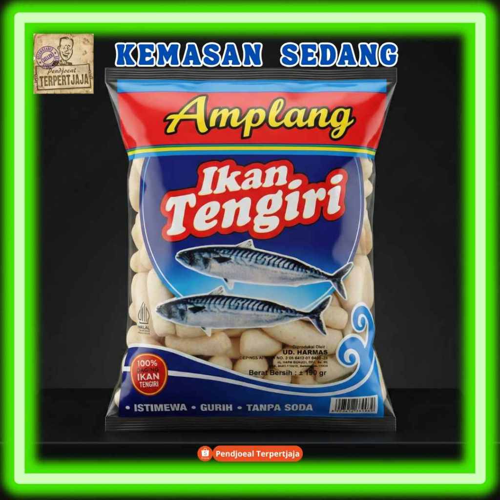 Kerupuk Amplang Ikan Tenggiri 190gr - HARMAS - Oleh Oleh Khas Samarinda (Renyah & Gurih)