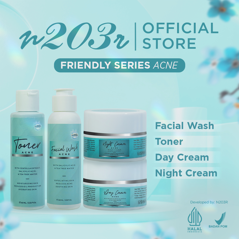 N203R Paket Skincare Remaja ACNE NR Beauty  Friendly Series