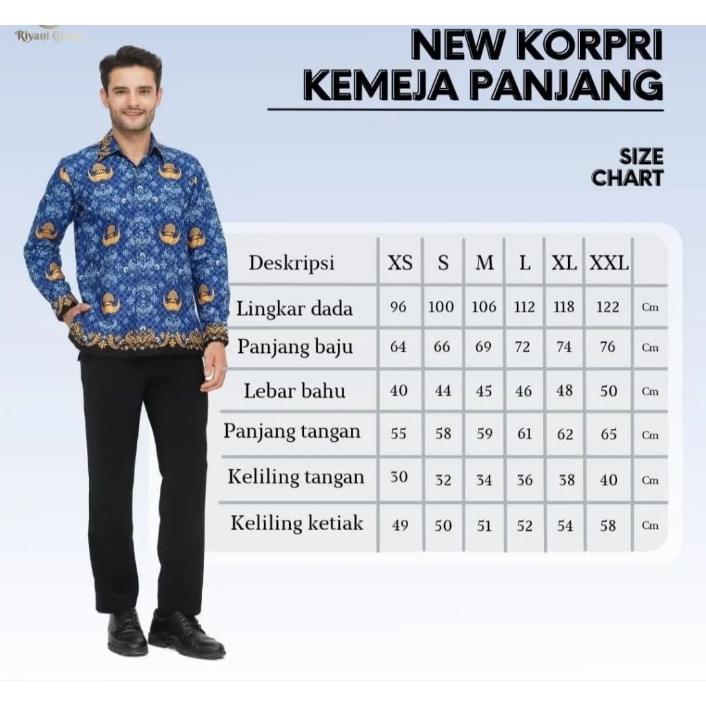 Baju KORPRI ASN Full Furing Premium Grade A | Nyaman & Adem | Jahitan Rapi | Gratis Ongkir | Bisa CO
