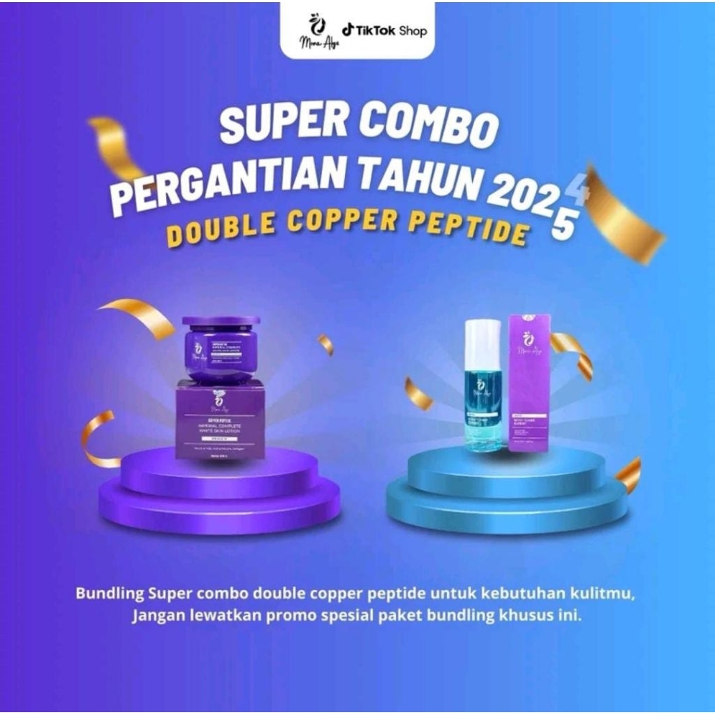 SUPER COMBO COPPER PEPTIDE DAN TONER PEPTIDE MONA ALYE