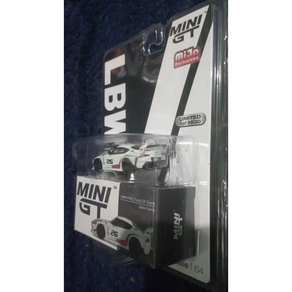 Mini GT LBWK Toyota GR Supra Martin Racing Mijo exclusive limited edition BLISTER Segel mulus