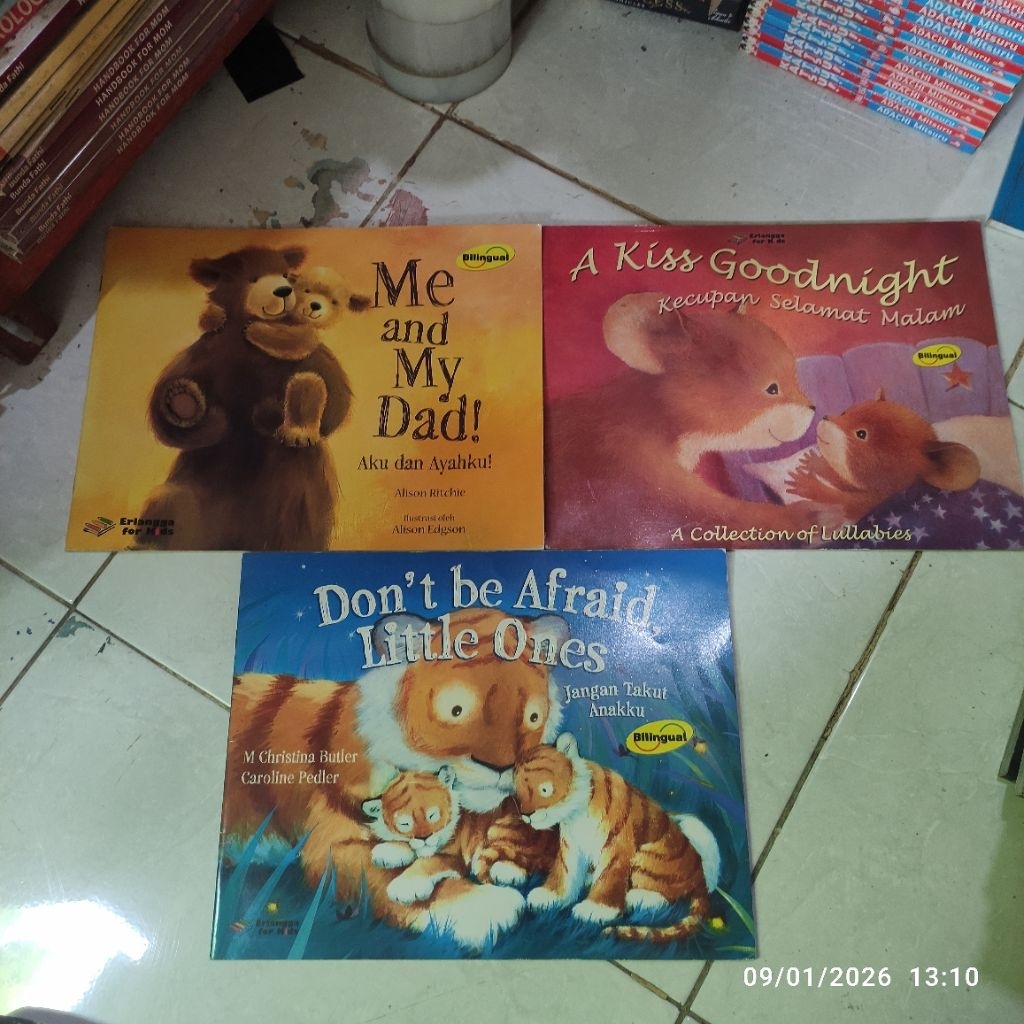 buku cerita bilingual Erlangga for kids