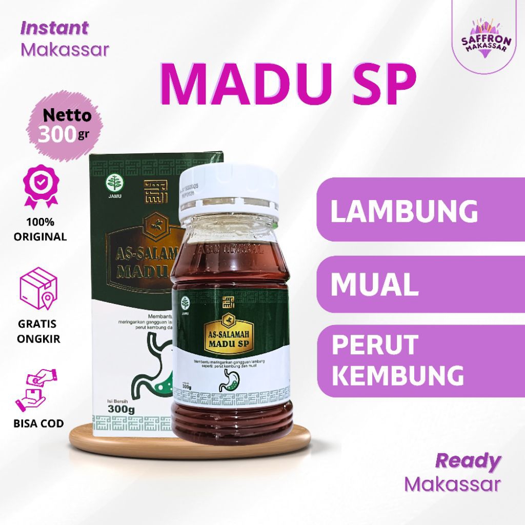 MADU AS-SALAMAH MADU SP UNTUK GANGGUAN LAMBUNG 300g