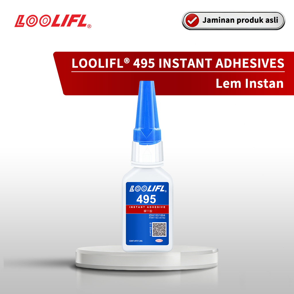 LOOLIFL 495 Lem serbaguna kuat, lem instan, lem super kuat, lem monster, lem serbaguna, lem cair log