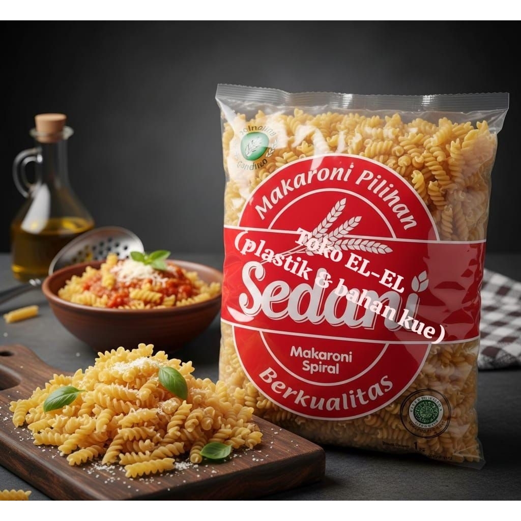 Makaroni Sedani Pipa / Makaroni Sedani Spiral / Makaroni Pasta