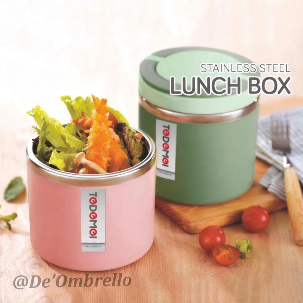 Promo (Hm-6513)Tedemei Termos Soup 1000Ml Cangkir Sup Stainless Tahan Panas Dingin Anti Tumpah Food