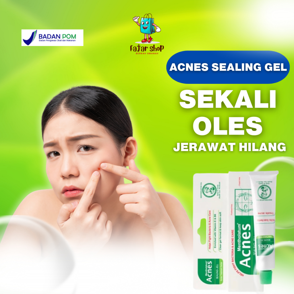 Acnes Sealing Gel Totol Jerawat Dan Bekas Jerawat Penghilang Beruntusan Salep Cream Jerawat