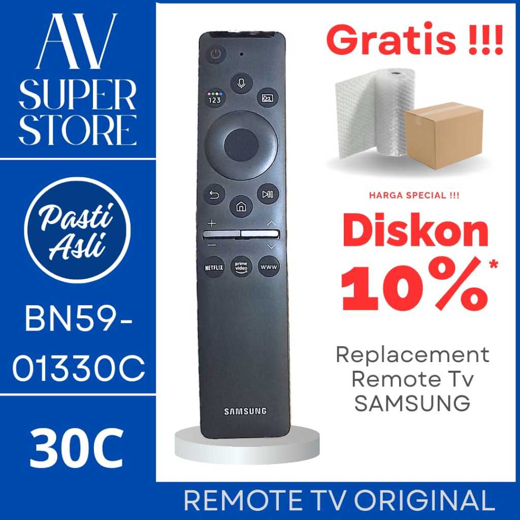 [Pasti Original] Samsung Remote Tv Smart tv BN59-01330C 30C Lengkung Uhd 4k Voice Control