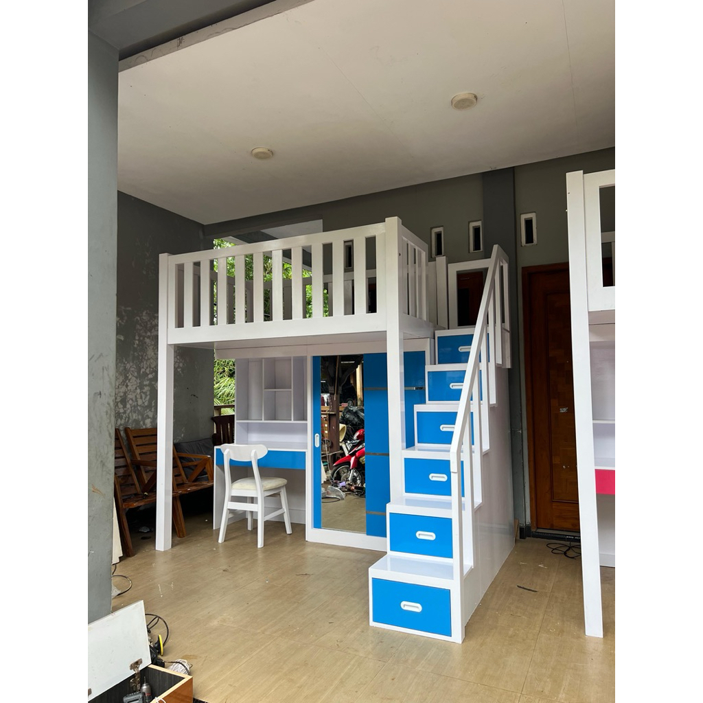 tempat tidur bestseller || tempat tidur tingkat || dipan tingkat anak / dewasa || custom tempat tidu