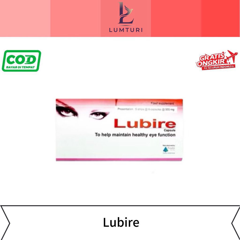 Lubire Box Isi 30 Tablet Vitamin Suplemen Mata