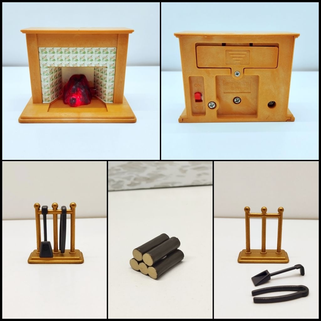 Sylvanian Families Fireplace Acc Part Preloved -fashion-