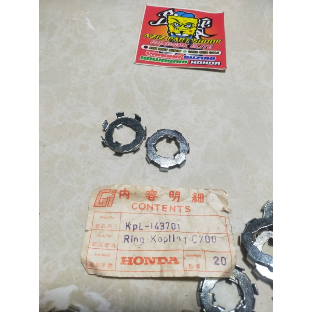 Ring pengunci mur Rumah kopling c70 c 70 c700 C 700 ring kopling Honda C70 C 70 C700 C 700 ori origi