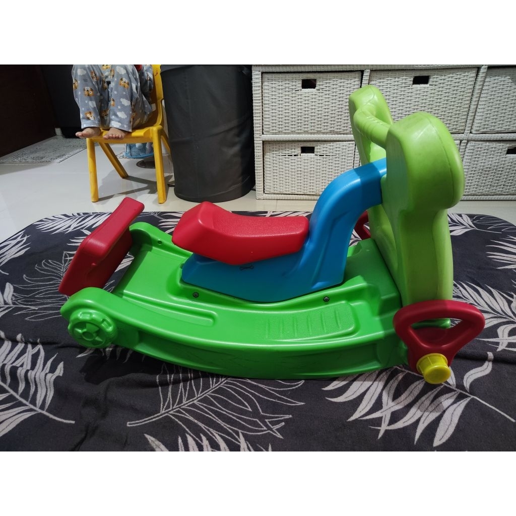 Labeille Froggy 2 in 1 Slide to Rocker Mainan Anak 2in1 - Preloved