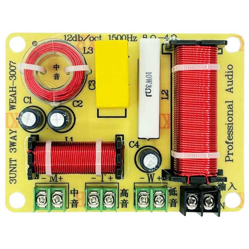 Crossover pasif 3 way 300watt 4-8 ohm
