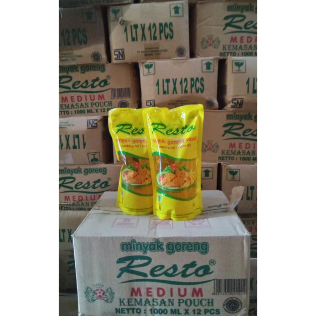 Minyak Goreng Resto Perdus (1 Liter 12 Pouch)