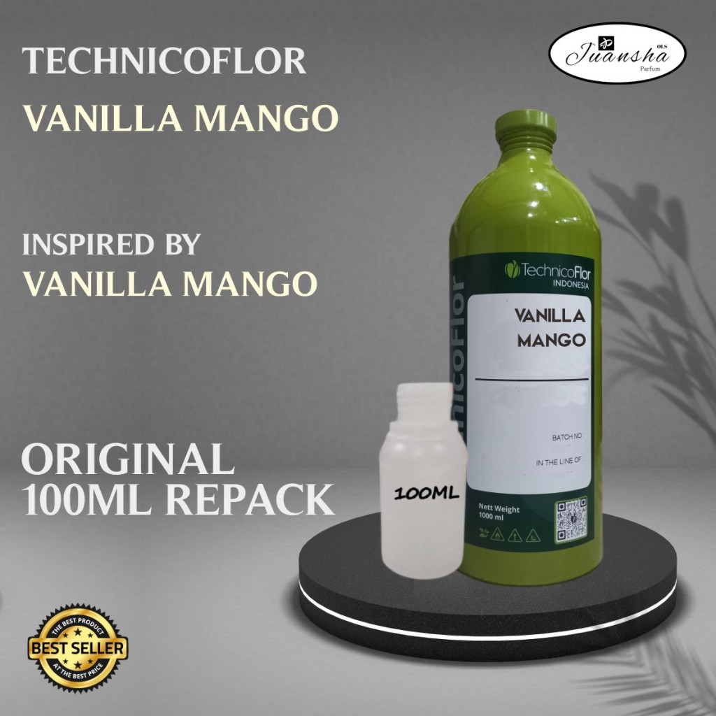 BIBIT PARFUM MURNI VANILLA MANGO | TCF 100ML REPACK