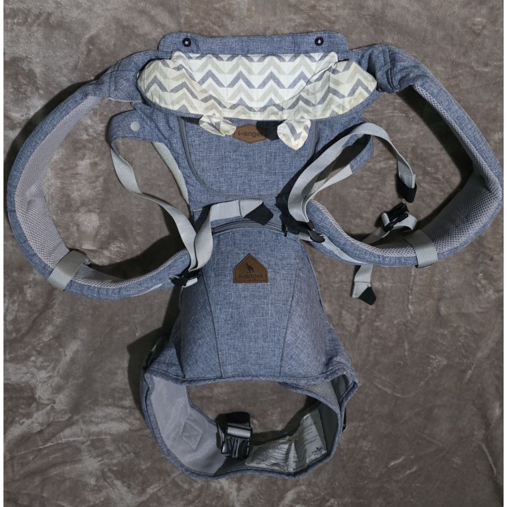 Preloved Gendongan I Angel Miracle Melange Blue