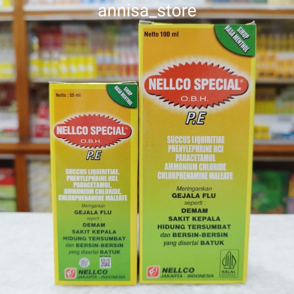 OBH NELLCO Special OBH NELCO Obat Batuk Flu Demam Sakit Kepala