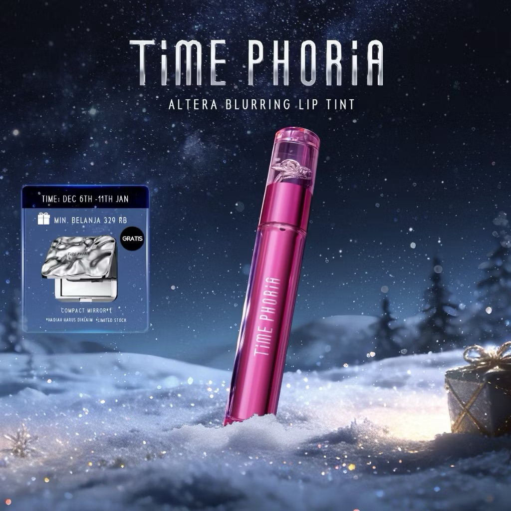 TIME PHORIA -Altera Blurring Lip Tint Blurs Lip Lines Shine To Matte Watery Blur Lip Lipgloss Lipsti