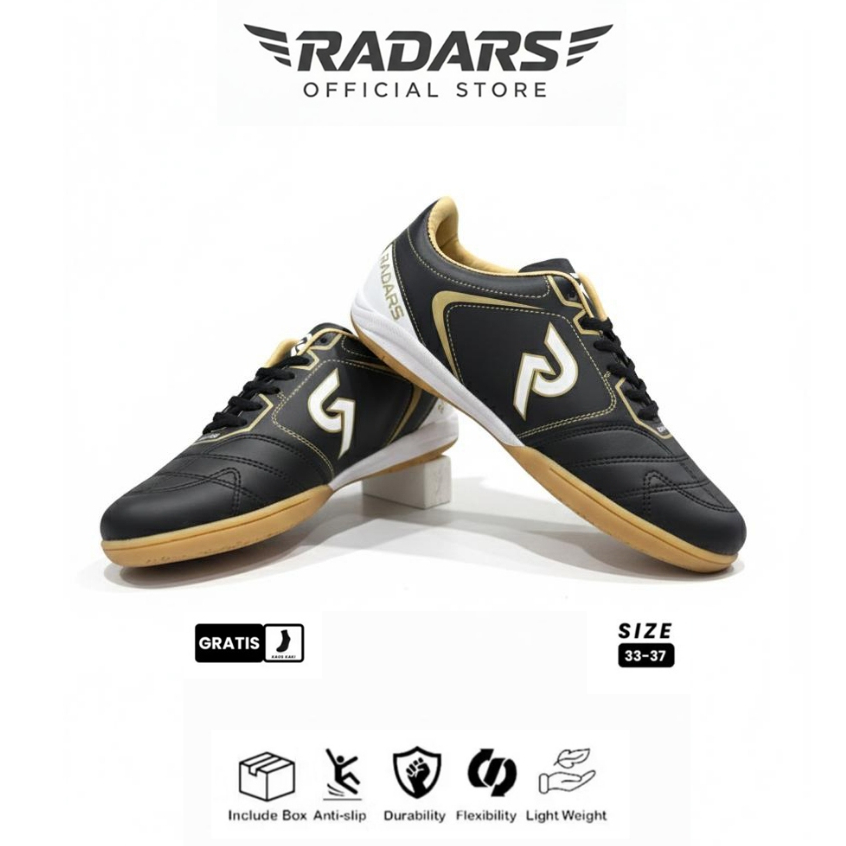 RADARS - Sepatu Futsal Junior Raptor Original Kids Sepatu Olahraga Futsal Anak Bonus Kaos Kaki