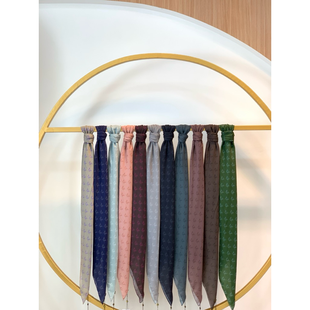 VZ MONOGRAM VOAL SCARF NEW