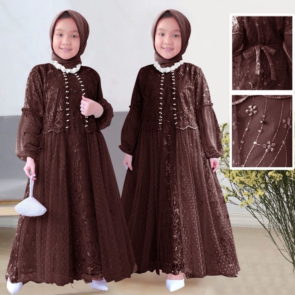 GAMIS DRESS ANAK EFIKA KID TERBARU 2026 3 4 5 6 7 8 9 10 11 12 13 14 15 16 TAHUN GAMIS DRESS KID PES