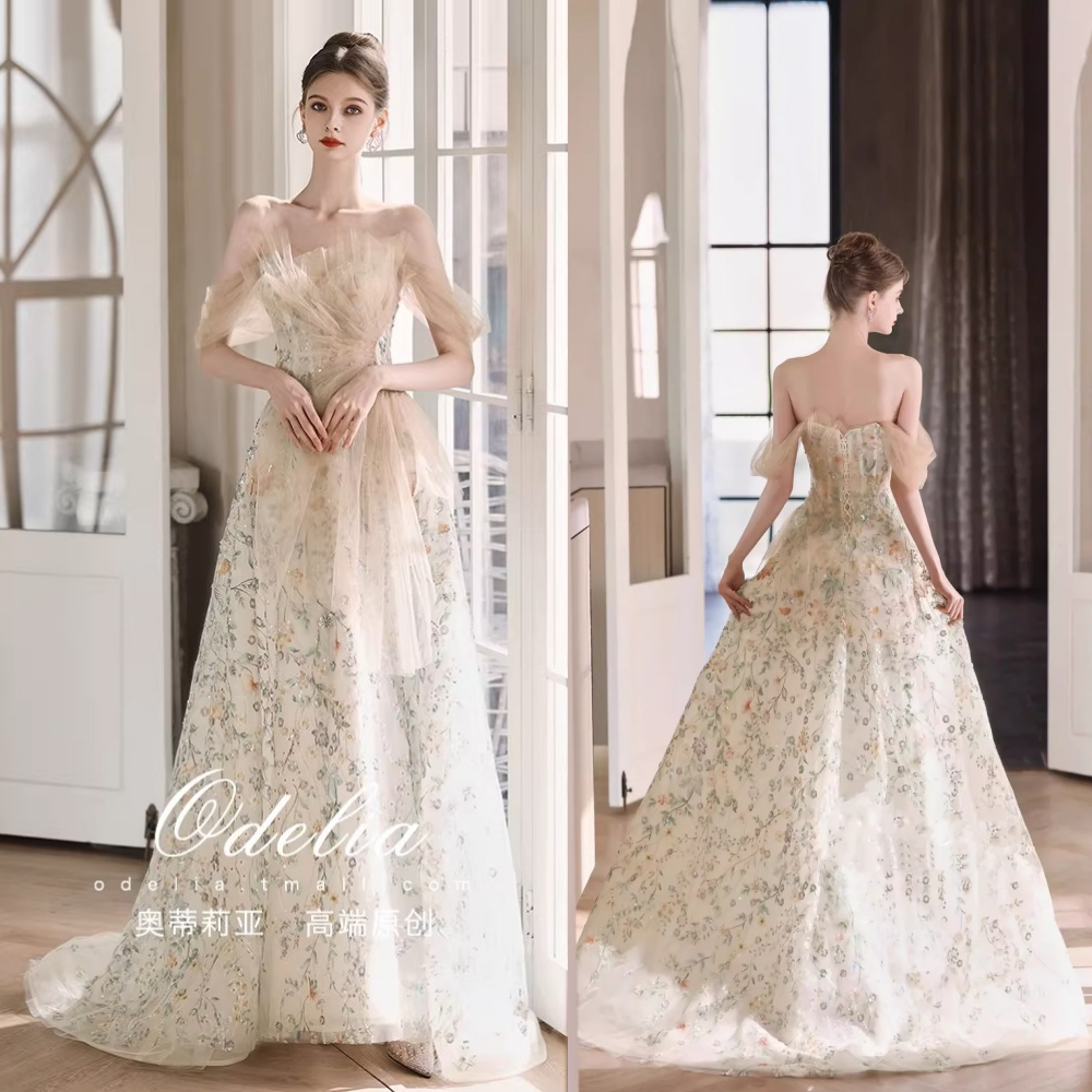 Odelia's "Cherry Blossom" luxurious evening gowns | wedding | engagement | prom [vyloved preloved]