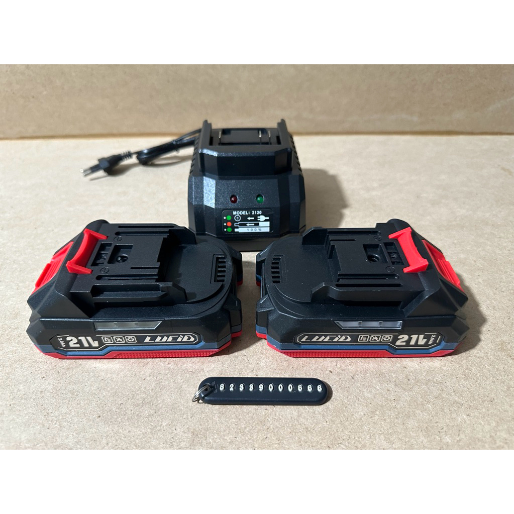 “Termurah” Baterai lxt 2ah Charger 20v Original Lucid