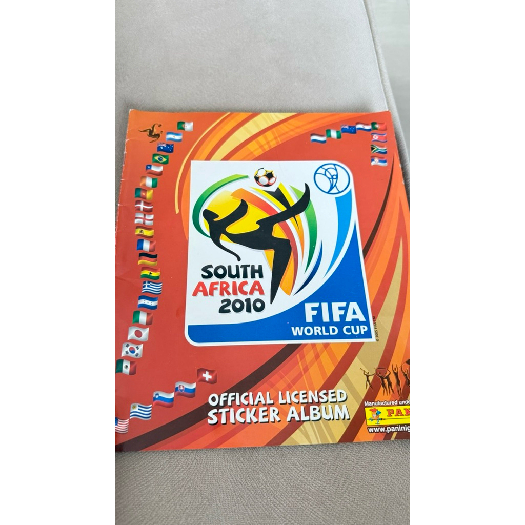album sticker panini world cup 2010 original