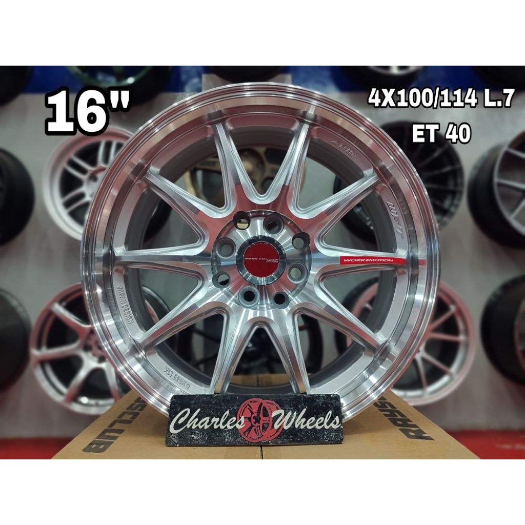 PAKET VELG WORK ZR 10 + BAN 185/55 R16 HANKOOK