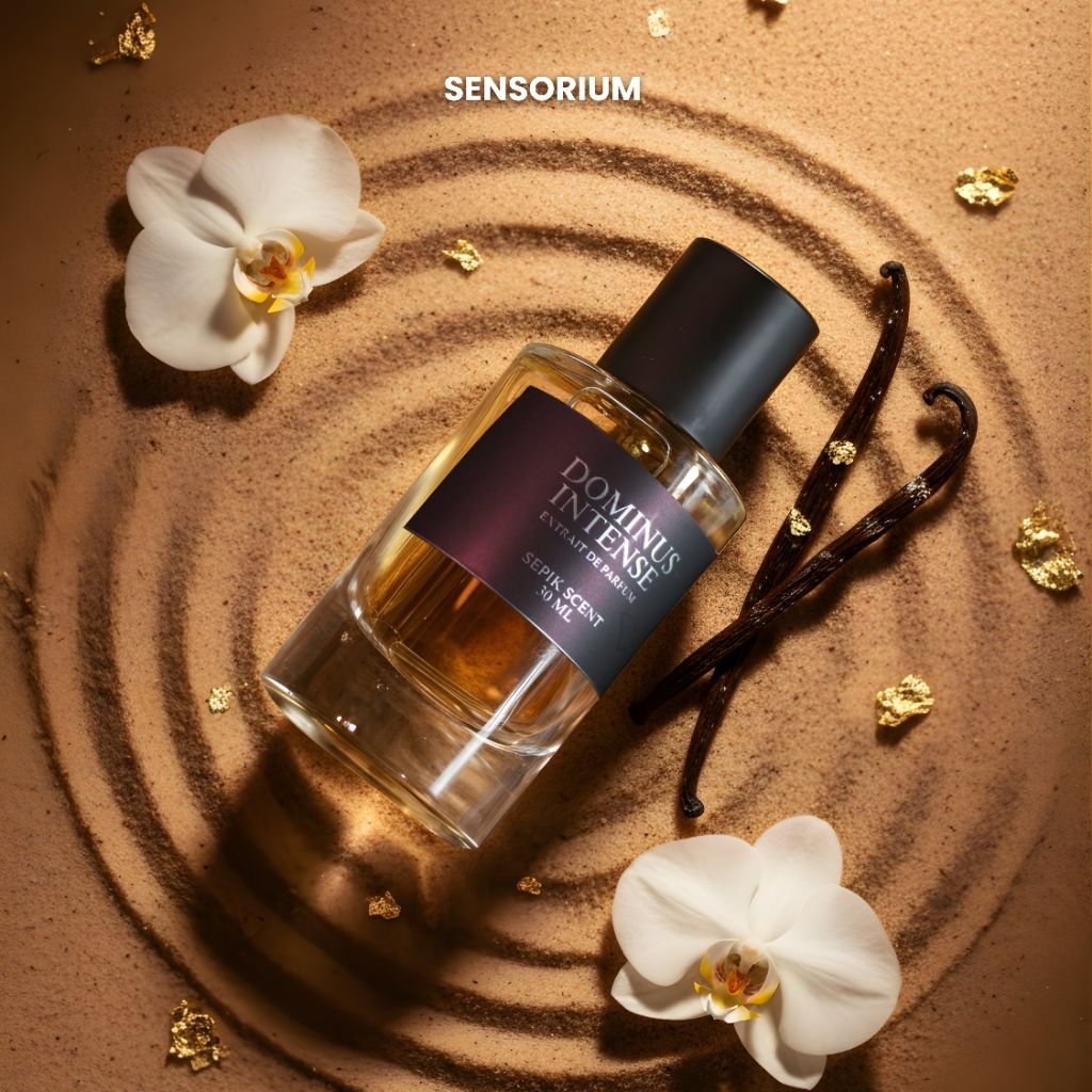 Sensorium | Dominus Intense | Extrait de parfum pria | Aroma Vanilla Coklat Cinnamon Fresh Manis Woo