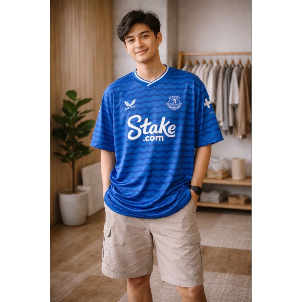 Kit Jersey Bola Everton Home 26 Grade Ori AAA++ Quality