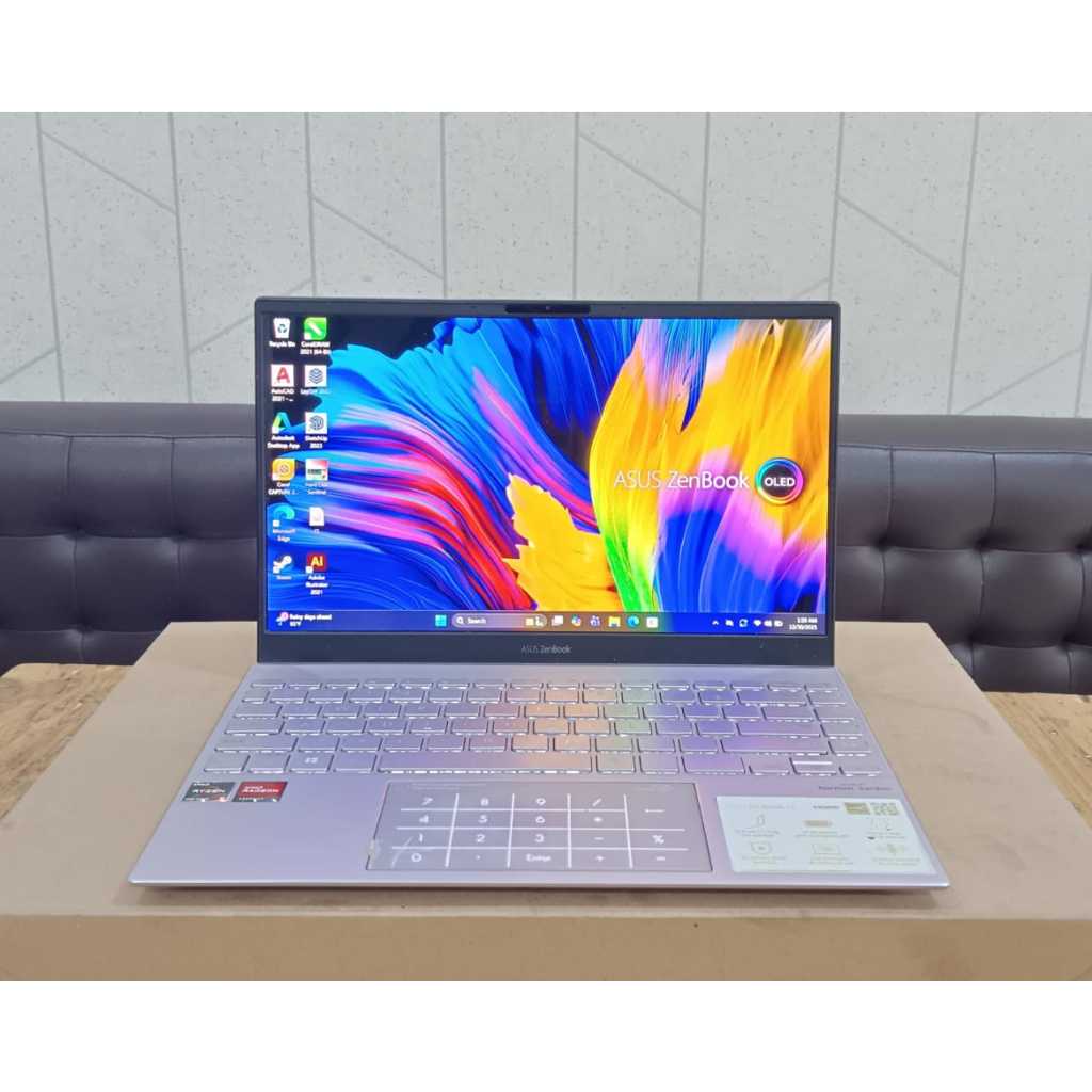 Asus Zenbook 13 UX325UA, Amd Ryzen 5-5500U, 8/512Gb, silver