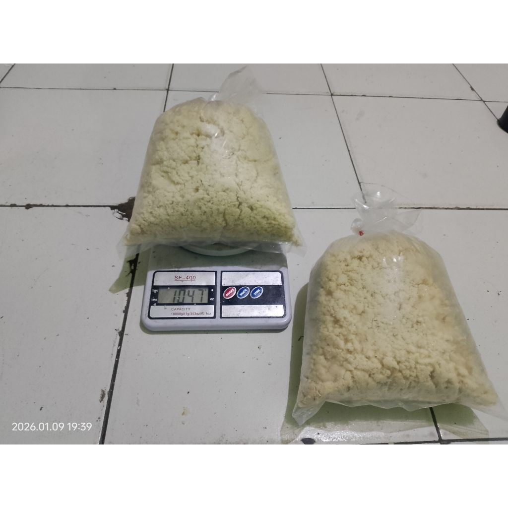 Ampas tahu Fermentasi 1kg pakan hamster | ternak lain lain semi basah ±15% kadar air