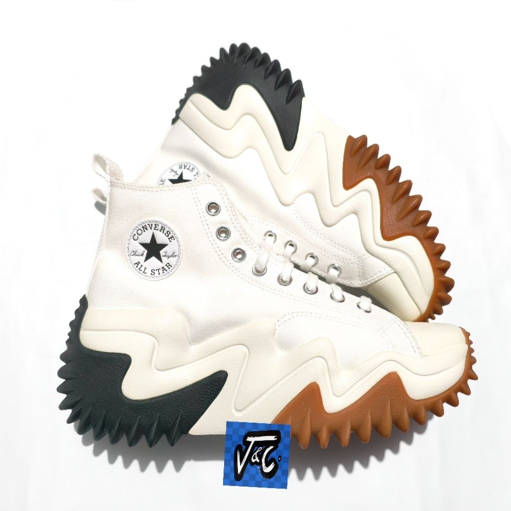 Sepatu Converse Run Star Motion Hike Canvas Platform Hi White Murah