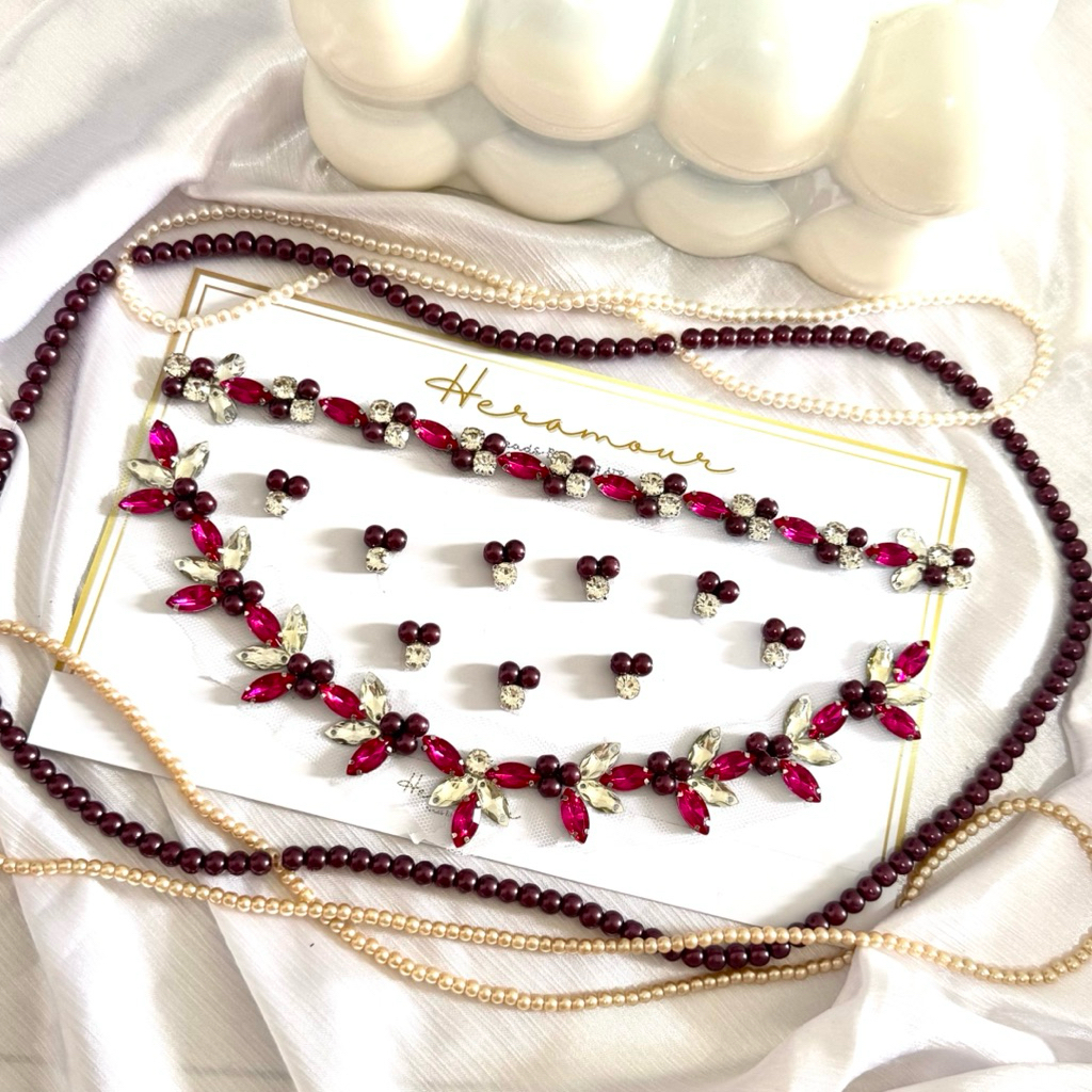 Paket Bundling Heramour Payet Rangkai Leher Pinggang dan Tabur Aksesoris Kebaya