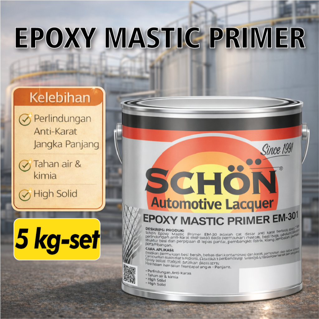 SCHON Epoxy Mastic Primer (5 kg-set) Cat Epoxy Anti-Karat