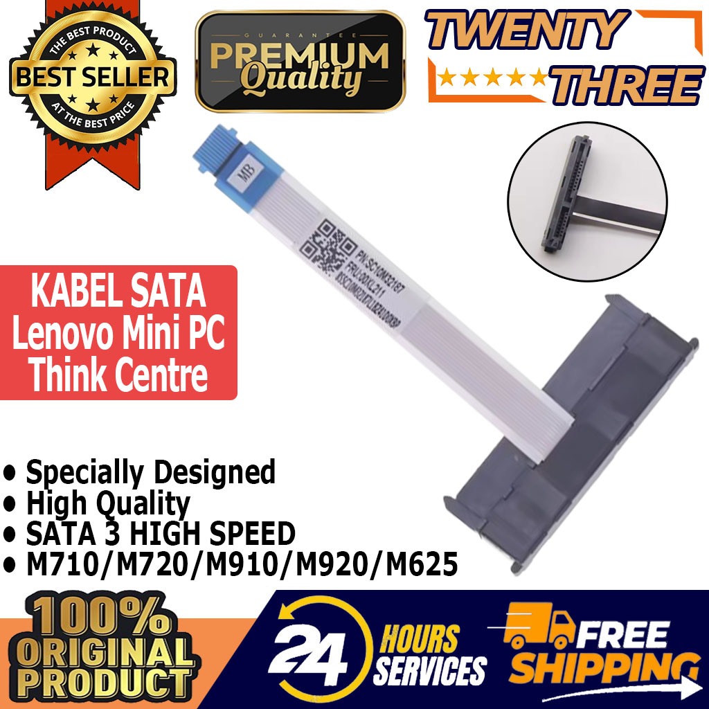 Kabel Flex Flexible SATA SSD HDD Lenovo Thinkcentre M625q M710s M710q M720q M910q M910x M920q M920x
