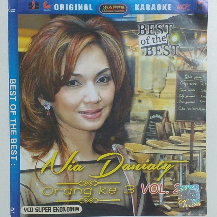 Kaset VCD Karaoke Nia Daniaty Original The Best