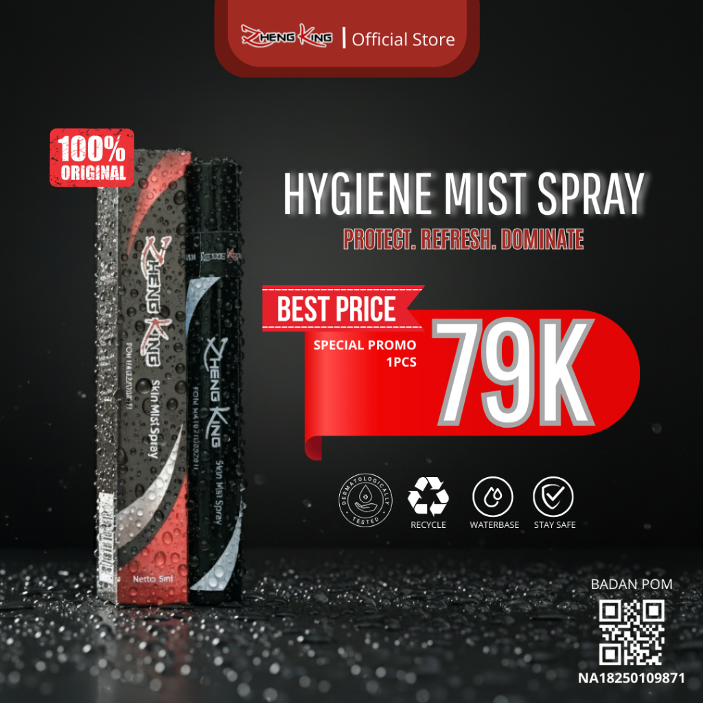 Zheng King Hyge spray perawatan Membantu Membersihkan Area lipatan