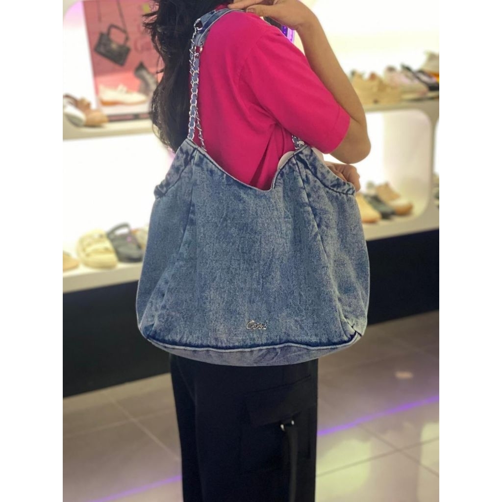 Tas Gosh tote bahan jeans (cek stok sebelum CO)