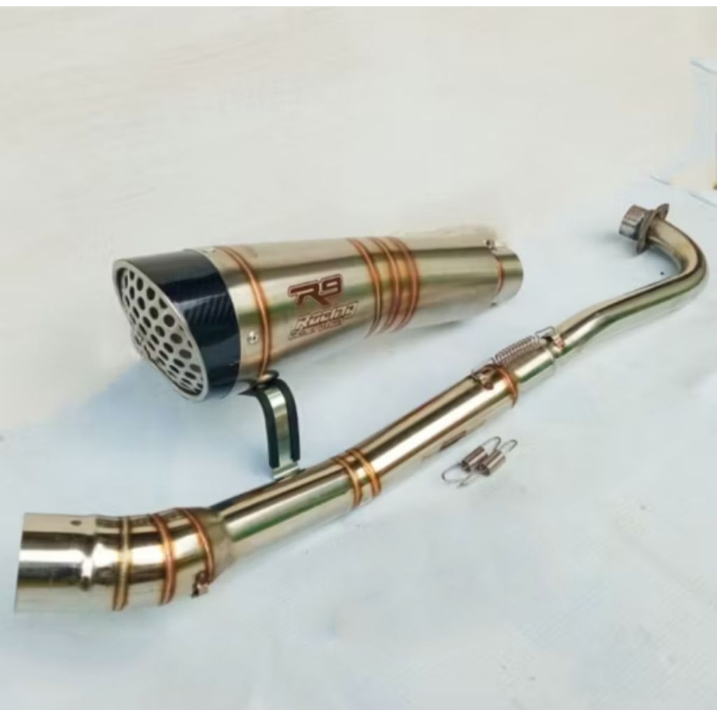 Knalpot Racing R9 h2 motor Jupiter z Blitz Revo Kharisma Shogun 110 Shogun 125 Vega R Jupiter Z Lama