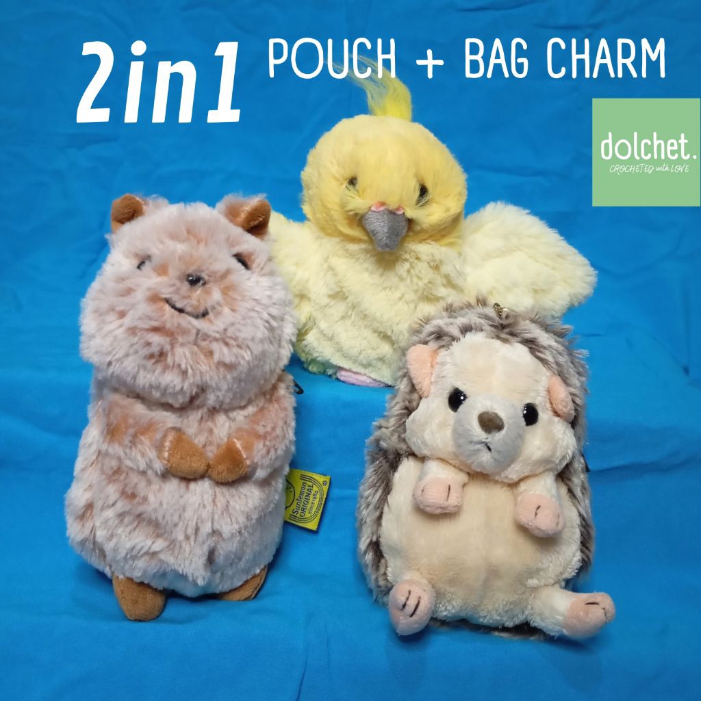 Dompet Koin Boneka Landak Quokka Parakeet Pouch Sunlemon Premium