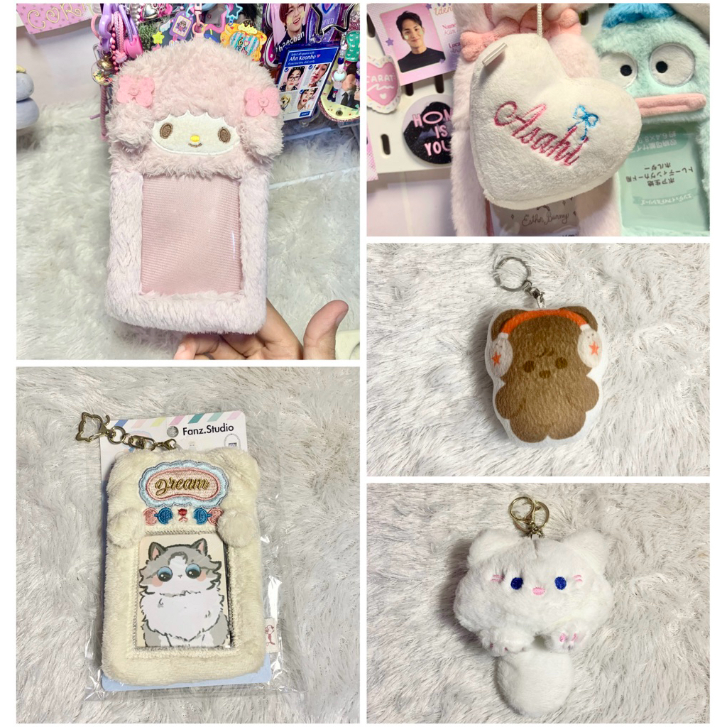 (NEW & PRELOVED) KEYCHAIN KITTEN KEYRING EN-DRAMA BUNYI GANTUNGAN KUNCI CAT PLUSHIE NAME HAECHAN DOL