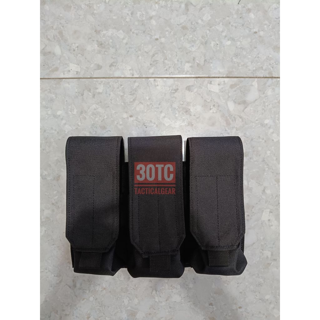 Pouch Magazen tutup Sarung Magazine Tiga Lubang AK AR M6 M16 Sejenisnya