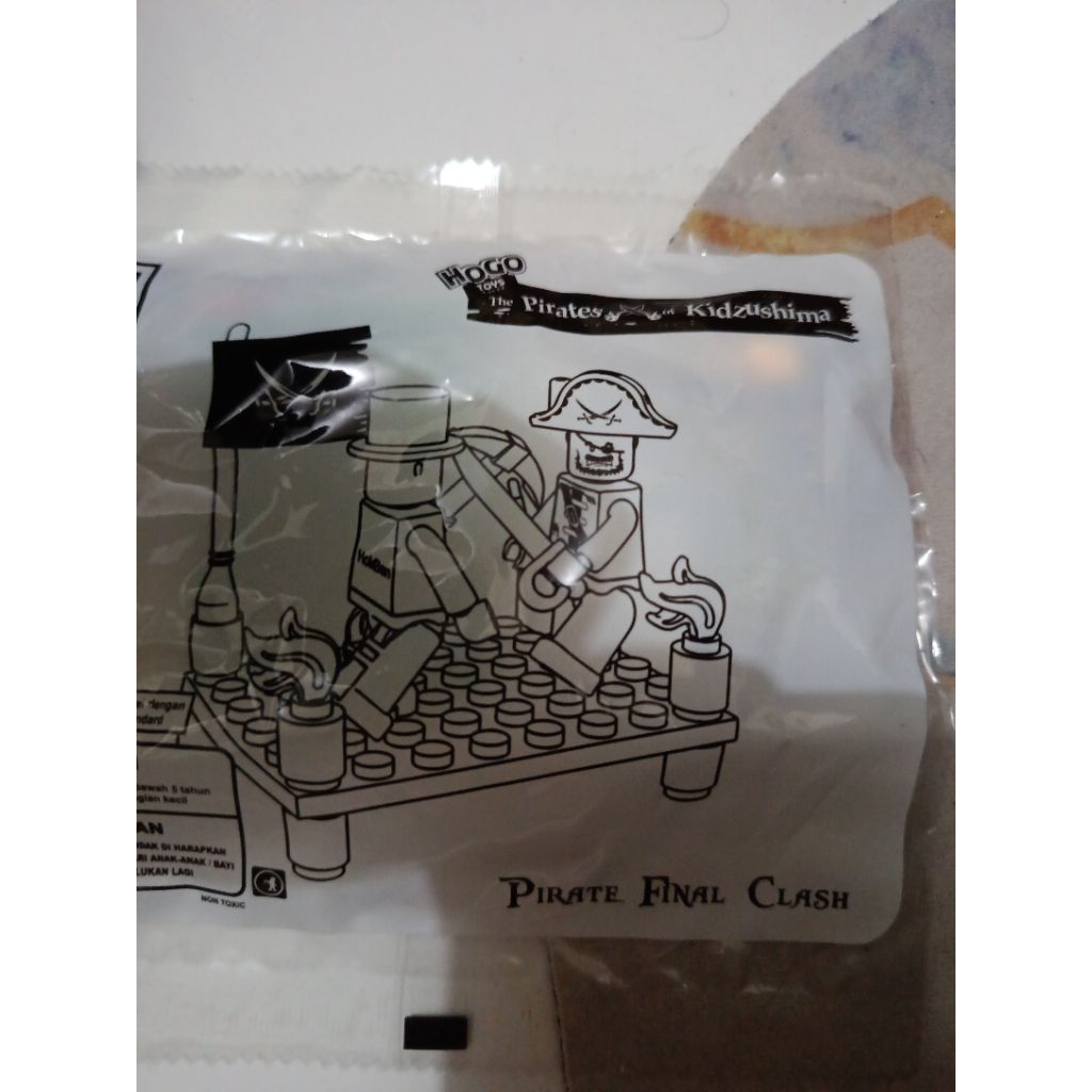 mainan catur Hokben puzzle pirate PO beruang cacat warna merah Pita biru love bordir kecil